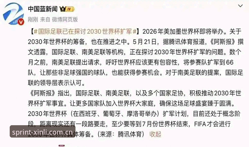 世界杯扩军66队深度分析：中国男足的机遇与国际足联的全球棋局